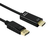 ROLINE DisplayPort kabel DP - UHDTV, Slim, ST/ST, zwart, 3 m
