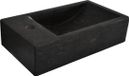 Boss & Wessing BWS Natuursteen Fontein Zwart 40x22x10 cm (Kraangat Links)