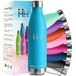 HoneyHolly Thermosfles, 18/8 roestvrij staal, 1000 ml, BPA-vrije sportfles, vacuüm-geïsoleerd, lekvrij, thermosfles voor school, sport, kantoor