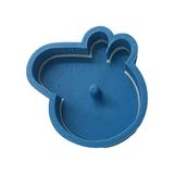 Cuticuter Peppa Wutz Burgerknop, 7,5 cm, blauw
