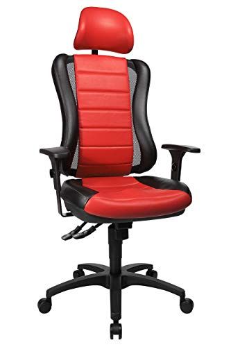 Topstar HE30PS101X Head Point RS "P4" bureaustoel - Zwart/Rood