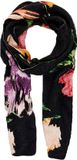 Desigual Sjaal Accessories Fabric Long Scarf Black Kleurrijke