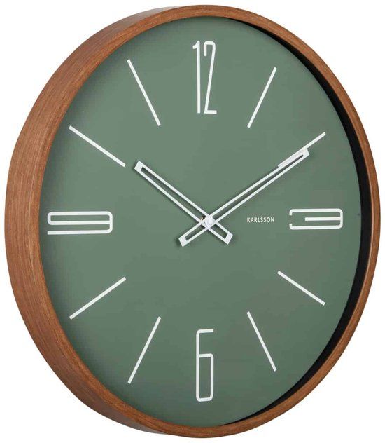 Karlsson Wandklok Marcado Large - Jungle groen - Ø50.8cm