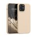 kwmobile telefoonhoesje geschikt voor Apple iPhone 13 Pro Max - Hoesje met siliconen coating - Smartphone case in parelmoer