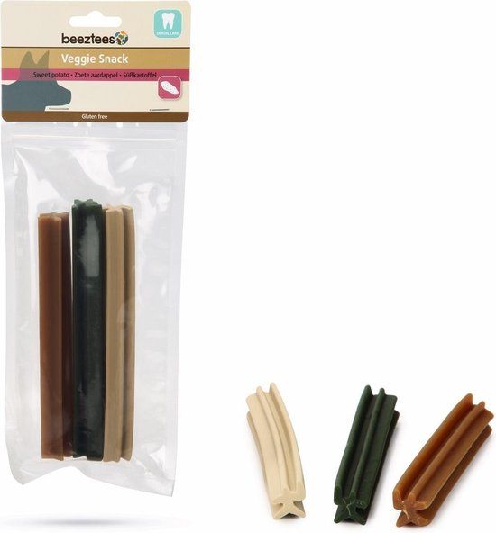 Beeztees Veggie Staaf Mix 10 x 3 stuks 18 cm