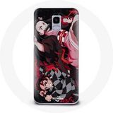 Maniacase Samsung Galaxy A8 2018 Demon Slayer Tanjiro Nezuko Attaque Combat