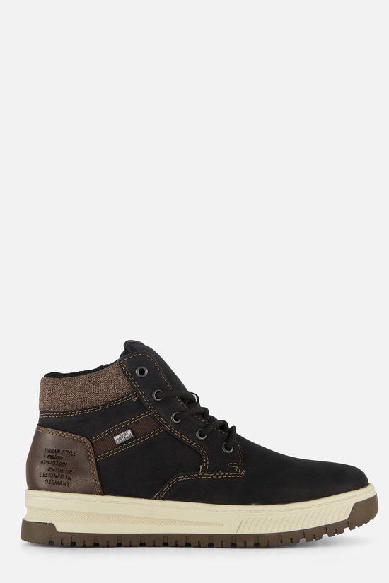 Rieker Veterboots zwart Nubuck - Maat 43