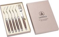 Laguiole Vorken Walnoot Hout 6 Stuks