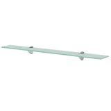 VidaXL Zwevende plank 80x20 cm 8 mm glas
