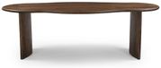 DÉJA Living Table à manger Tornio - Bois organique brun foncé - 240x110x76cm