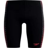 Speedo Eco + Tech Panel Jam Heren Zwemkleding Jammers Zwart/Rood Maat 7.5