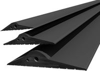 DQ-PP Garagepoortafdichting - 2,5 m - 15 mm x 80 mm - Zwart - EPDM