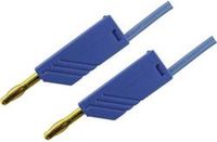 SKS Hirschmann MLN 200/2,5 BL Meetsnoer Banaanstekker 4 mm 2.00 m Blauw