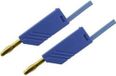 SKS Hirschmann MLN 200/2,5 BL Meetsnoer Banaanstekker 4 mm 2.00 m Blauw