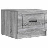 vidaXL Salontafel Grijs sonoma 49 x 50 x 37 cm Bewerkt hout