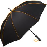 Fare® 4399 Seam paraplu moyen golf noir orange 115 centimètre coupe-vent résistant au vent