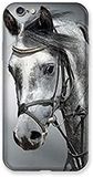Beschermhoesje Apple iPhone 6 / 6S hoesje met dieren - paard B
