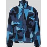 NAPAPIJRI Fleece jas blauw / navy / lichtblauw / zwart