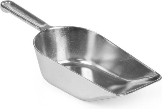 HENDI Winkelschep aluminium - 0,65L - 310mm - lichtgewicht
