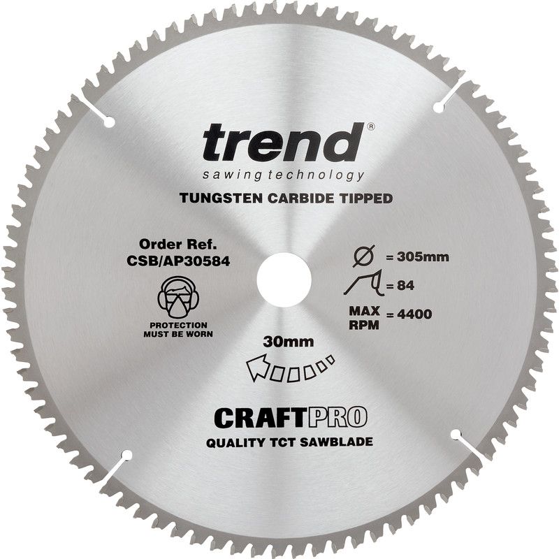 Trend AP cirkelzaagblad 305x30x3,0mm 84T