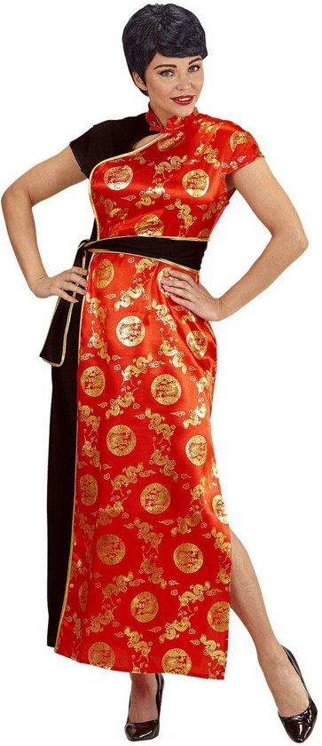Widmann Aziatisch & Indisch Kostuum China Girl Foek Mi Vrouw Medium Carnaval kostuum Verkleedkleding