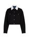 KARL LAGERFELD JEANS Veste mi-saison noir / blanc