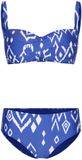 Pastunette Bandeau Bikini Cobalt Sea Blauw/Wit Maat 46