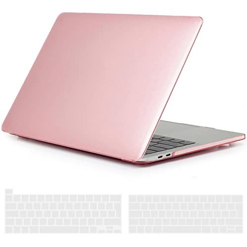 TECOOL MacBook Pro 13 Case 2016-2020 (Model: A2338 M1/A2289/ A2251/A2159/A1706/A1989) - Crystal Rose