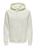 ONLY&SONS ONSCONNOR LIFE REG SWEAT HOODIE NOOS Heren Sweaters Maat S Katoen Polyester Cloud Dancer