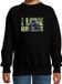 Bellatio Decorations Bol Tekst sweater I love monkeys met dieren foto van een gorilla aap zwart voor kinderen - cadeau trui apen liefhebber - kinderkleding / kleding 134/146