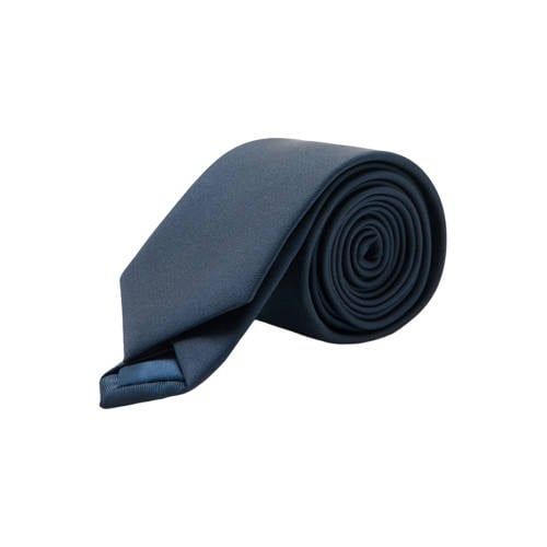Mango Man donkerblauw stropdas