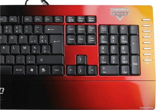 Diverse Disney Cars Lightning Mcqueen AZERTY Toetsenbord