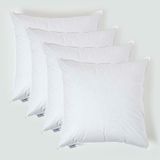 Homescapes Kussenvullingen Set van 4 – 80×80 cm – Eendenveren Binnenkussens – OEKO-TEX® Katoen – RDS-gecertificeerd – Wasbaar