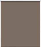 vidaXL Rolgordijn verduisterend koffie 140x130 cm stofbreedte 136,6 cm