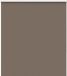 vidaXL Rolgordijn verduisterend koffie 140x130 cm stofbreedte 136,6 cm