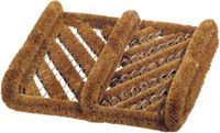 Benson Schoenen borstelmat/schoenenveger - kokosvezels - 30 x 35 cm - Voetenveger