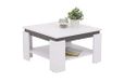 Hela Tische Salontafel Tim vierkant wit/antraciet 68 x 68 x 41cm