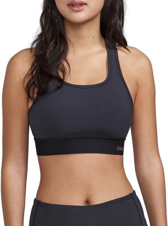CRAFT TRAINING BRA PADDED W Dames Sportbeha - Zwart