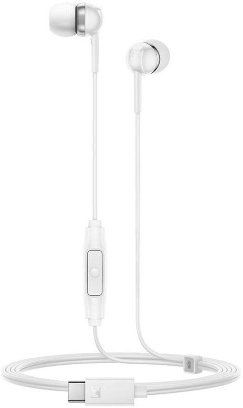 Sennheiser CX 80U In-ear koptelefoon Wit Microfoon