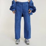 G-Star Bowey 3D Boyfriend Patch Ankle Femme Jeans W23 x L30 Faded Blue Papillon GD Patched Coton