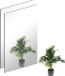 TSKDKIT Wan GmbH Wandspiegel Zelfklevende Glazen Spiegel HD Decoratieve Wandspiegel Frameloze Spiegel Groot voor Gastentoilet, Badkamer, Kleedkamer, Woonkamer, enz. (40 x 30 cm)