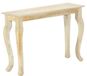 vidaXL Consoletafel 110x35x77 cm massief mangohout