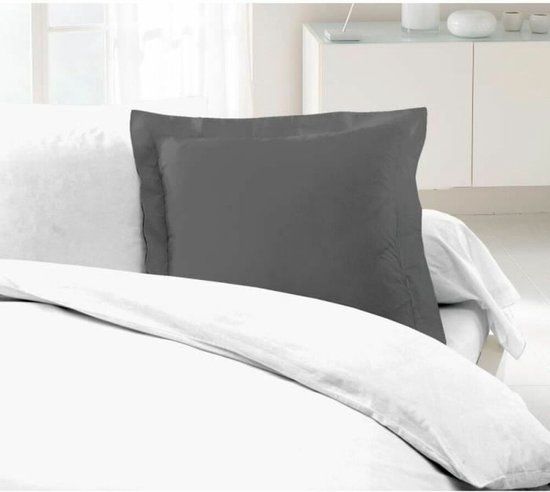 Kussensloop Lovely Home Donker grijs 63 x 63 cm