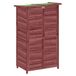 Abri de jardin 83x57x140 cm pin massif couleur moka