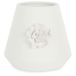 AmeliaHome Lusitano bloempot van keramiek, bloemenpatroon, crèmekleurig