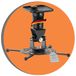 PureMounts Beamer plafondbeugel Spider-Plus-B