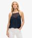 Superdry Caraco en dentelle Beach Bleu marine Taille : 44