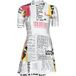 Desigual Robe Courte VEST_NEWSPAPER
