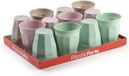 Forte Plastics Drinkglazen/limonadeglazen gekleurd 250 ml - 24 stuks