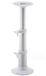 Trem Aluminium Telescopische Tafelondersteuning Transparant 37-72 cm